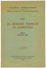 Les Methodes Formelles en AXIomatique. Paris. Décembre 1950