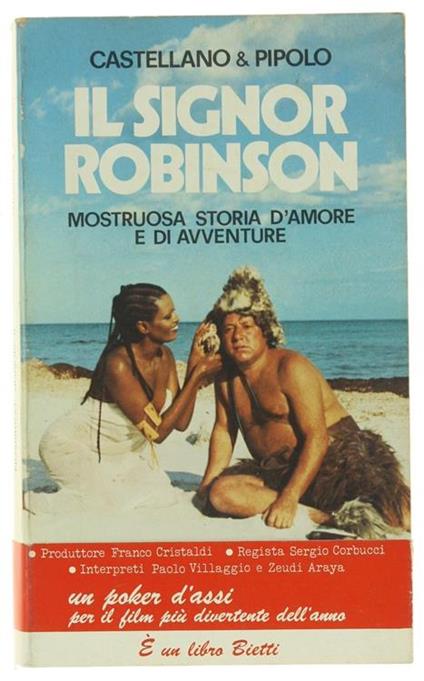 Il Signor Robinson. Mostruosa Storia d'Amore e di Avventure - copertina