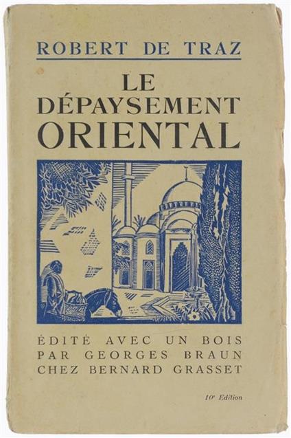 Depaysement Oriental - Robert De Traz - copertina