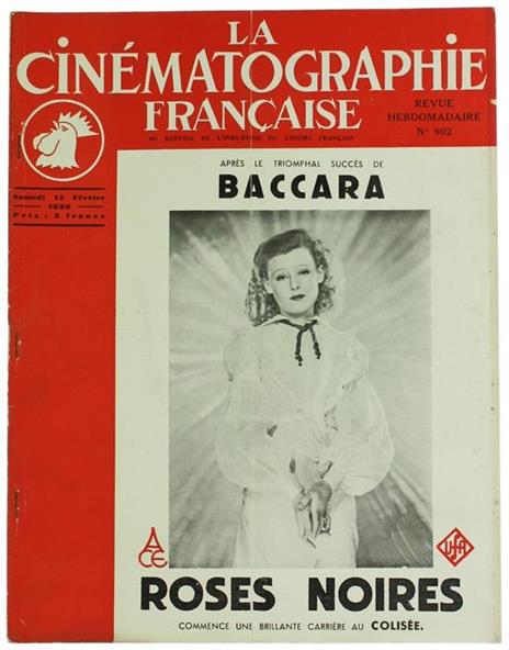 La Cinematographie Française. Revue Hebdomadaire. N° 902 - Paul-Auguste Harlé - copertina