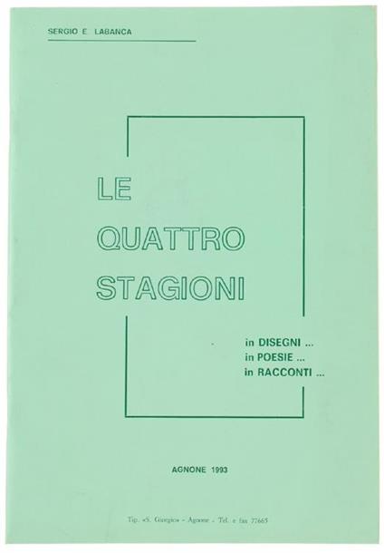 Le Quattro Stagioni - Sergio E. Labanca - copertina