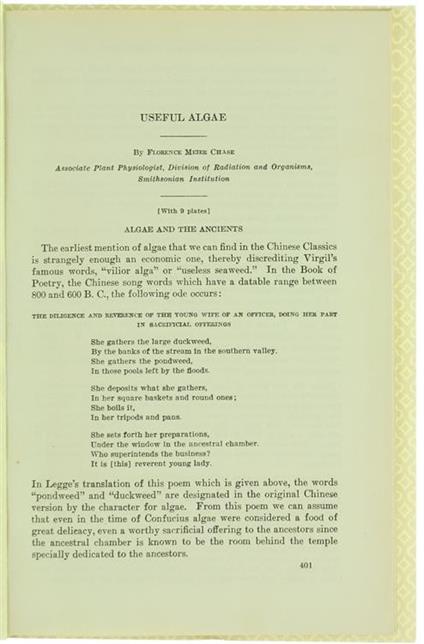 Useful Algae - Florence Meter Chase - copertina