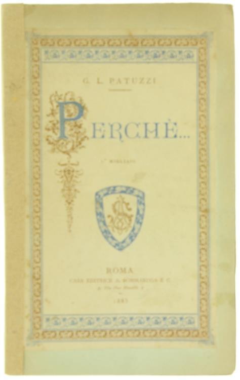 Perché - Gaetano Lionello Patuzzi - copertina