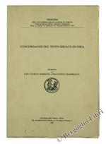 Concordanze del Testo Siriaco di Osea