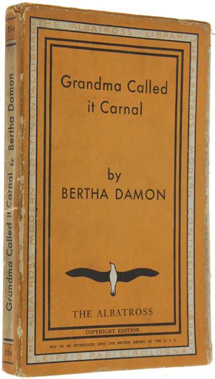 Grandma Called It Carnal - Bertha Damon - copertina