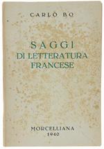 Saggi Di Letteratura Francese
