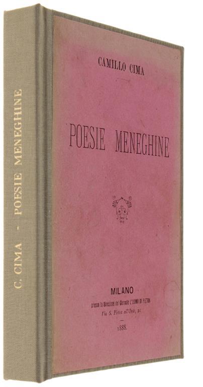 Poesie Meneghine - Camillo Cima - copertina