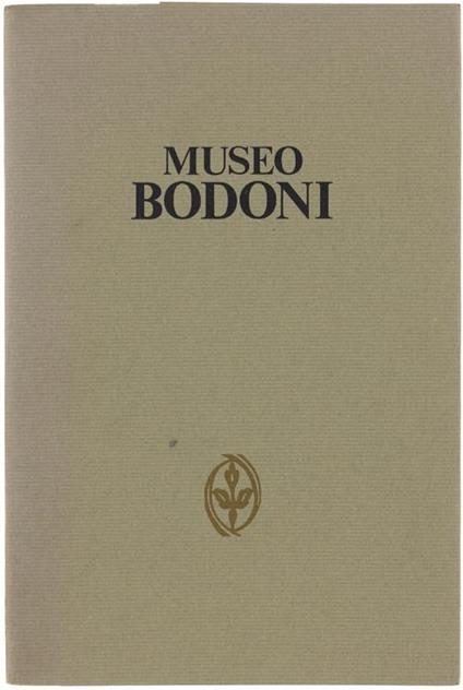 Museo Bodoni - Angelo Ciavarella - copertina