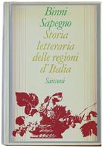 Storia Letteraria Delle Regioni D'Italia