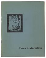 Fama Fraternitatis. Rivista Trimestrale Internazionale A Cura Di Una Commissione Internazionale. Anno 1 - N. 1