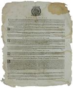 Li Molti Raccorsi A Noi Fatti Dalli Accensatori Generali Dè Nostri Dritti, Ci Danno A Conoscere Esser Necessario Provedere Al Sostenimento Del Commercio… Dat' In Torino Li 3 Gennaro 1661 [Documento Originale]