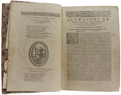 Andreae Tiraquelli ... Semestria In Genialium Dierum Alexandri Ab Alexandro Iurisperiti Neapolitani, Lib. 6. Cum Indice Capitum, Rerumque & Verborum Locupletissimo - André Tiraqueau - copertina