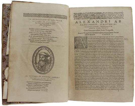 Andreae Tiraquelli ... Semestria In Genialium Dierum Alexandri Ab Alexandro Iurisperiti Neapolitani, Lib. 6. Cum Indice Capitum, Rerumque & Verborum Locupletissimo - André Tiraqueau - copertina