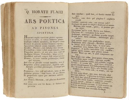Q. Horatii Flacci Carmina Selecta Ad Usum Scholarum - Q. Flacco Orazio - copertina