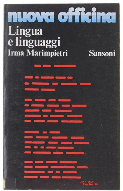 Lingua e linguaggi - Irma Marimpietri - copertina