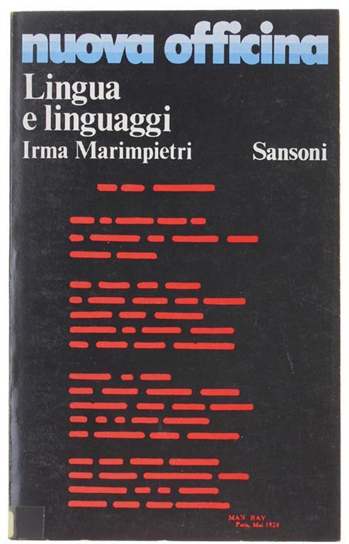Lingua e linguaggi - Irma Marimpietri - copertina