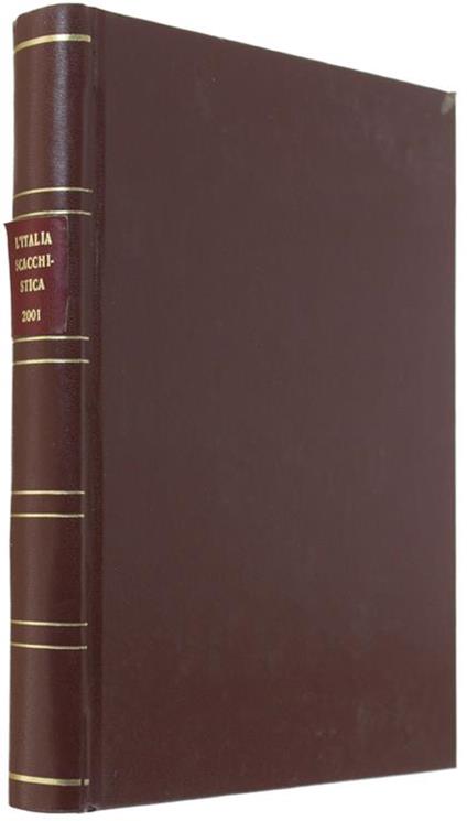 L' Italia Scacchistica. Annata 2001 Completa In 8 Numeri (+ 1° N. Del 2002) - copertina