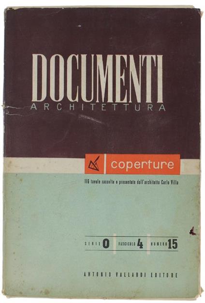 Coperture - C. Villa - copertina