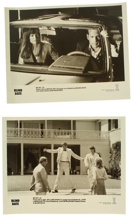 Blind Date. Quattro Vere Foto Dal Set Del Film Con Bruce Willis E Kim Basinger - Blake Edwards - copertina