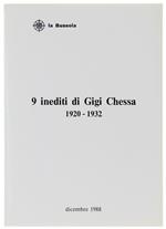 9 Inediti Di Gigi Chessa 1920-1932