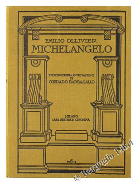 Michelangelo - Emilio Ollivier - copertina