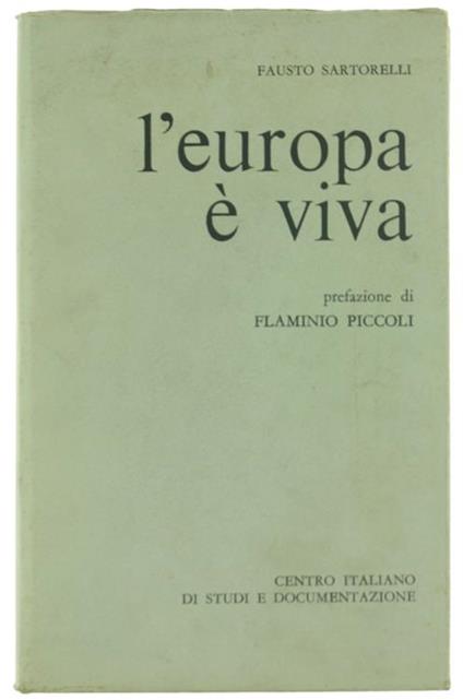 L' Europa è Viva - Fausto Sartorelli - copertina