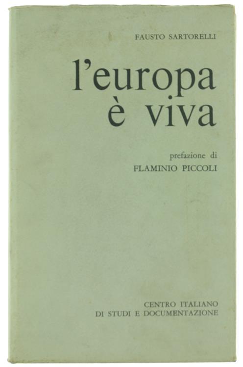 L' Europa è Viva - Fausto Sartorelli - copertina