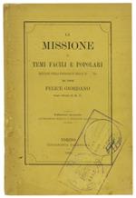 La Missione O Temi Facili E Popolari Dettati Negli Esercizi E Nelle Missioni