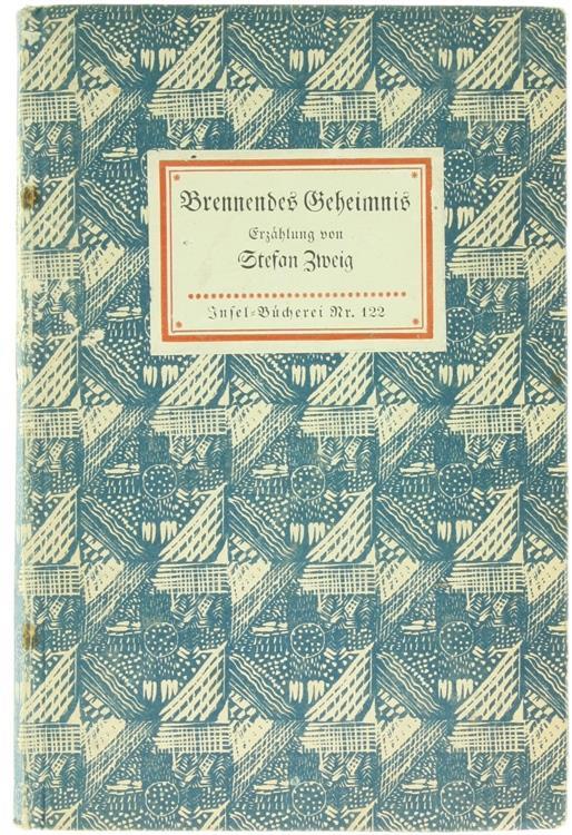 Brennendes Geheimnis. Eine Erzählung - Stefan Zweig - copertina