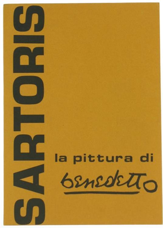 La Pittura Di Benedetto - Alberto Sartoris - copertina