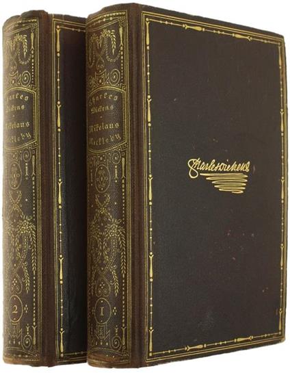 Nikolaus Nickleby. Erster U. Zweiter Band (Complete). Illustration By Phiz - Charles Dickens - copertina