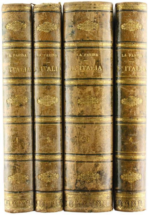 L' Italia Dai Tempi Più Antichi Fino Ai Nostri Giorni - Giuseppe La Farina - copertina