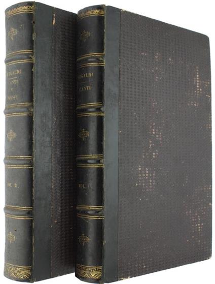 Canti E Prose - Giuseppe Regaldi - copertina