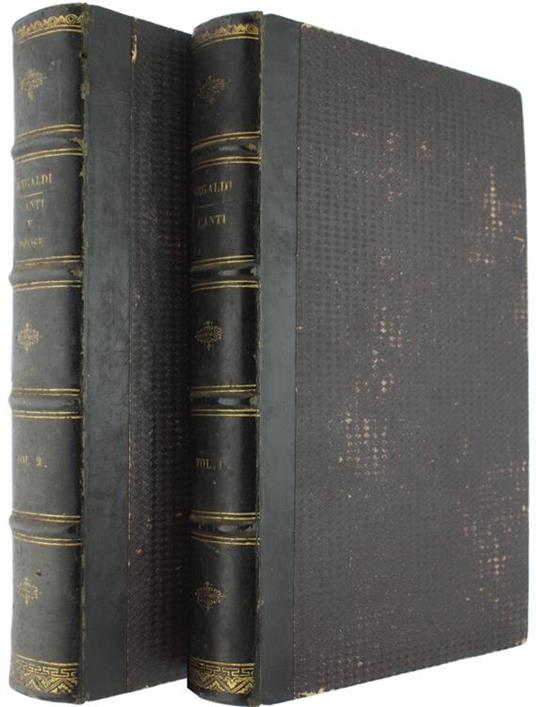 Canti E Prose - Giuseppe Regaldi - copertina