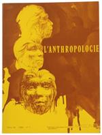 L' Anthropologie. Tome 90. 1986. No. 1