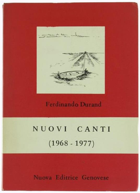 Nuovi Canti (1968-1977) - Ferdinando Durand - copertina