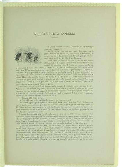 Nello Studio Corelli - Luigi Arnaldo Vassallo - copertina