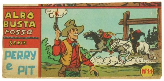 Albo Busta Rossa. Serie Perry E Pit. N. 14 - copertina