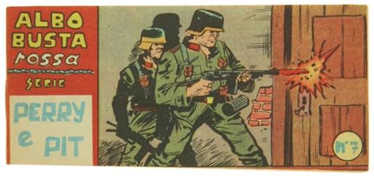 Albo Busta Rossa. Serie Perry E Pit. N. 7 - copertina
