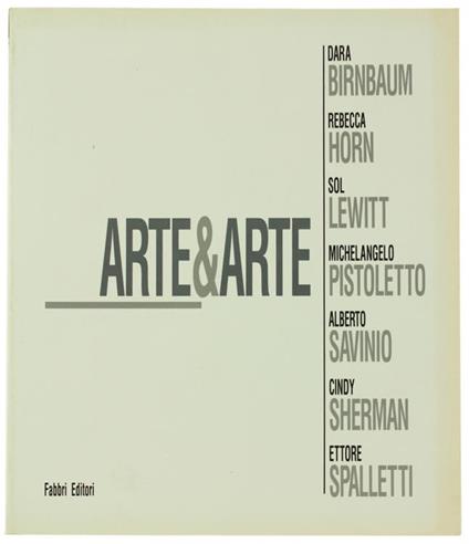 Arte & Arte - copertina