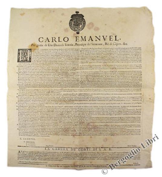 Havendo Sì Longamente Sospirato Il Bene Della Pace, Particolarmente Per Poter Sollaggiare Li Nostri Ben'Amati Popoli. - Carlo Emanuele III - copertina