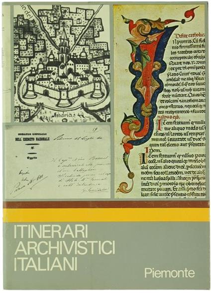 Itinerari Archivistici Italiani. Piemonte - copertina