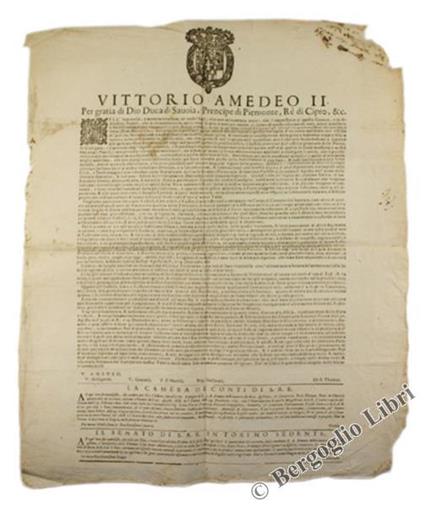 Nell'Improuisa, E Notoria Inuasione Dè Nostri Stati, Che Non Minacciava Meno, Che L'Oppressione Di Questa Corona. - Vittorio Amedeo II - copertina