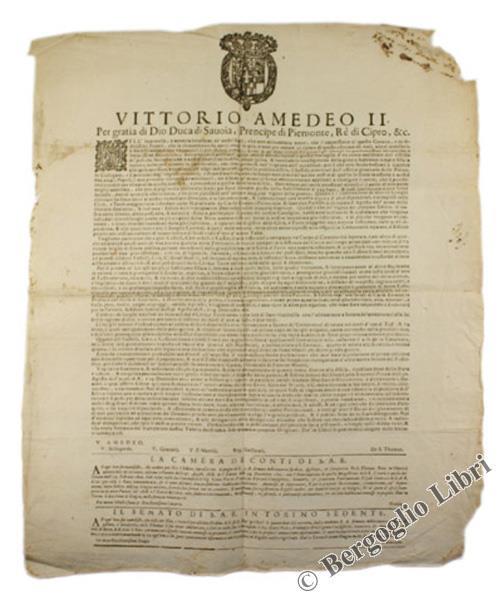 Nell'Improuisa, E Notoria Inuasione Dè Nostri Stati, Che Non Minacciava Meno, Che L'Oppressione Di Questa Corona. - Vittorio Amedeo II - copertina