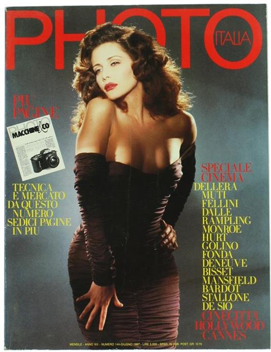 Photo Italia N. 144. Giugno 1987 - copertina