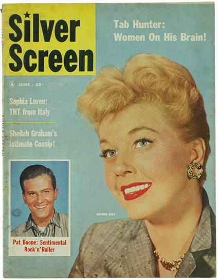 Silver Screen Magazine. June 1957. Volume 25, Number 12 - copertina