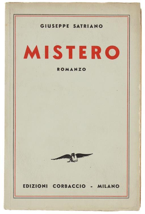 Mistero. Romanzo - Giuseppe Satriano - copertina