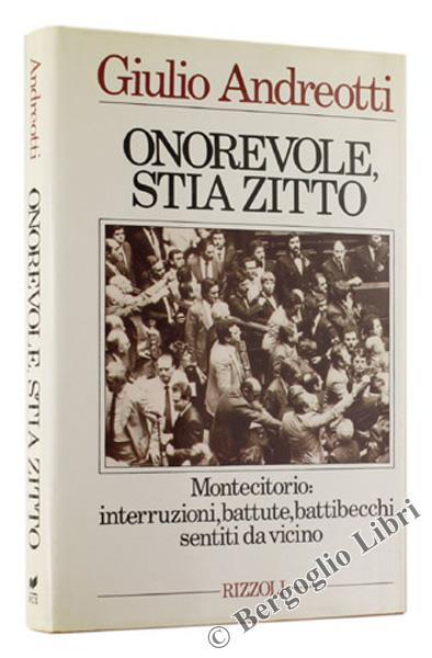 Onorevole, stia zitto - Giulio Andreotti - copertina