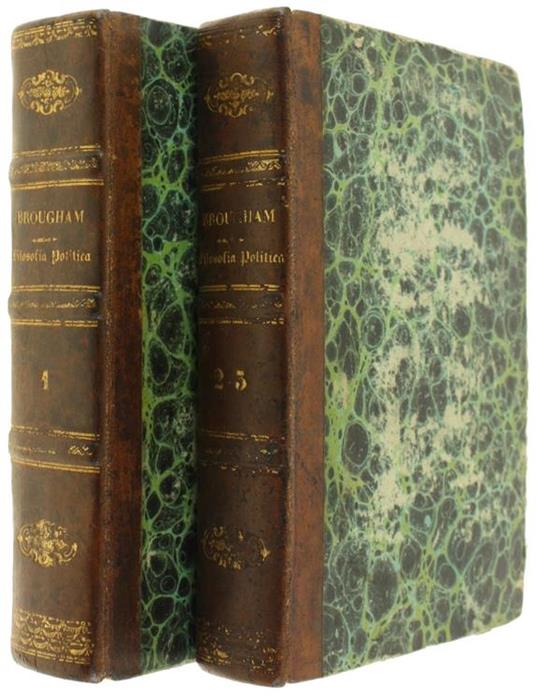 Filosofia Politica Di Lord Enrico Brougham Tradotta Da Paolo Emiliani-Giudici e Rafffaele Busacca - Henry Peter Brougham and Vaux - copertina