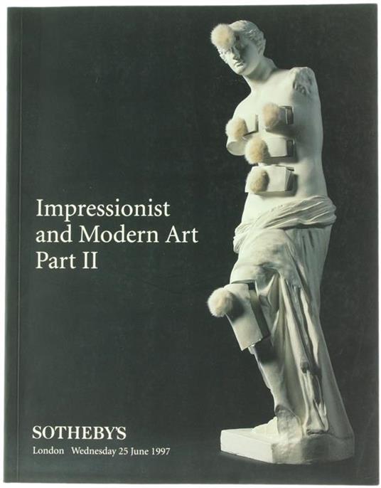 Impressionist And Modern Art. Part Ii. Sale Ln7386. Wednesday 25 June 1997 - copertina